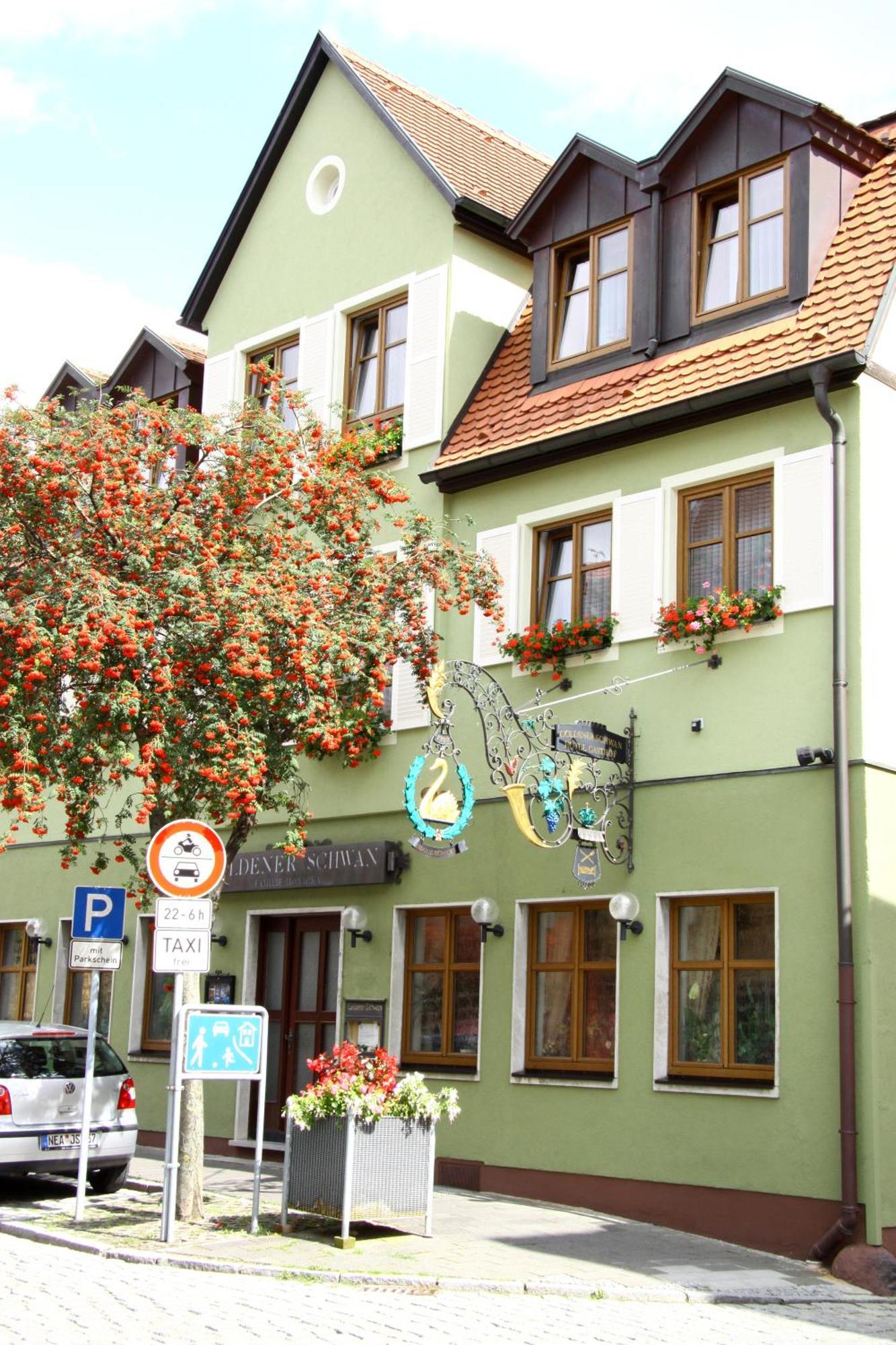 Hotel-Garni Goldener Schwan Bad Windsheim Exterior foto